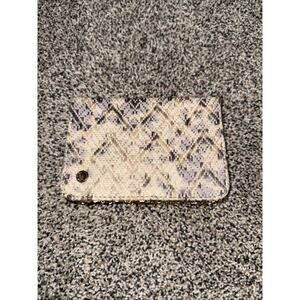 Deux Lux Passport Holder Case Travel Wallet Tweed Designer Gold Glitter Sequin